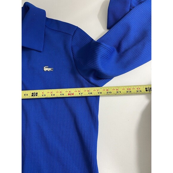 Vintage 1960’s David Crystal EARLY Lacoste Dress Blue Button Front Preppy 8/10 - Picture 7 of 9